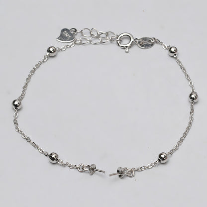 DIY Pearl Bracelet Setting-S925 Sterling Silver Setting Supplier - Feliz Pearl 
