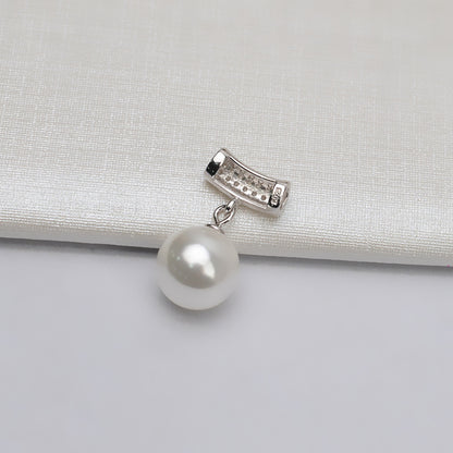 Daily Tube Design Pearl Pendant Setting-S925 Sterling Silver - Feliz Pearl 