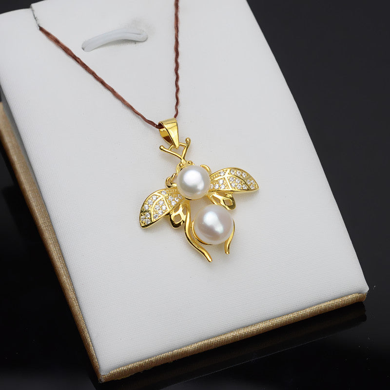 Honebee Pearl Pendant Setting-S925 Sterling Silver - Feliz Pearl 