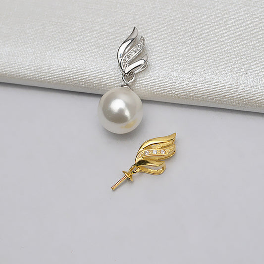 Hot Selling Fire Design Pearl Pendant Setting-S925 Sterling Silver - Feliz Pearl 