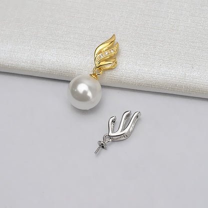 Hot Selling Fire Design Pearl Pendant Setting-S925 Sterling Silver - Feliz Pearl 