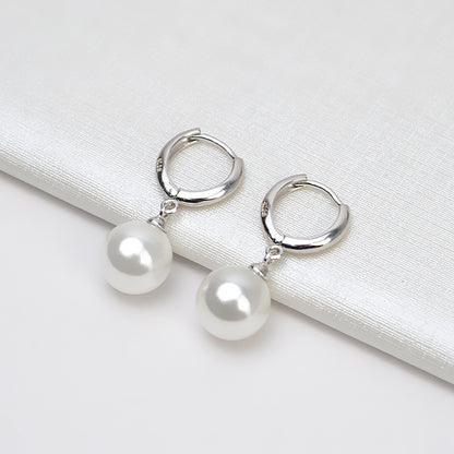 Classic Huggie Pearl Earring Setting-Jewelry Setting Supplier - Feliz Pearl 