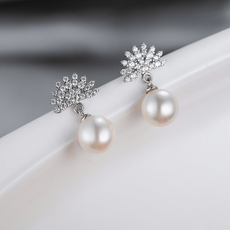Christmas Pearl Earring Setting-Jewelry Setting Supplier - Feliz Pearl 
