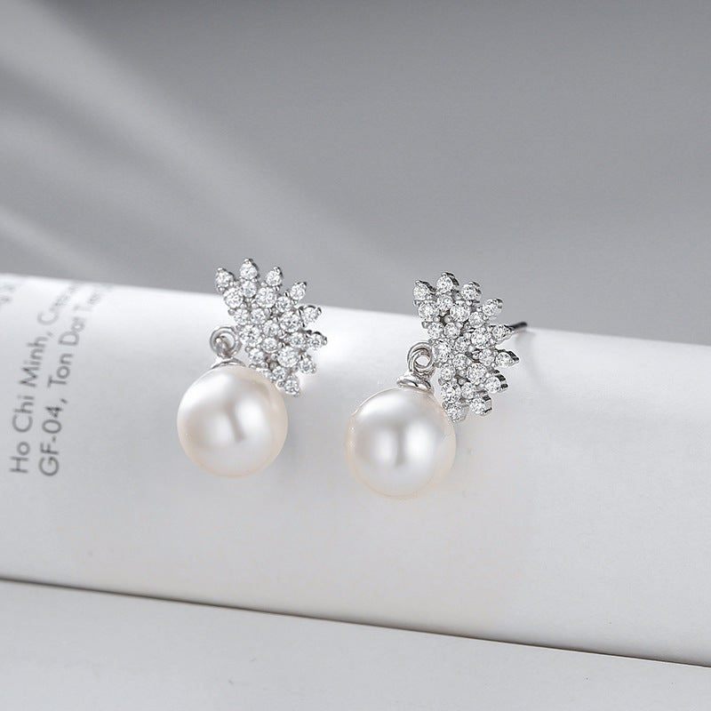 Christmas Pearl Earring Setting-Jewelry Setting Supplier - Feliz Pearl 