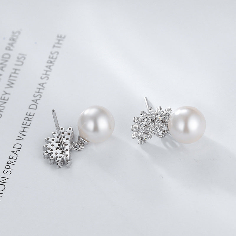 Christmas Pearl Earring Setting-Jewelry Setting Supplier - Feliz Pearl 