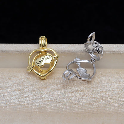 You&Me Pearl Cage Pendant-Silver Jewelry Settings - Feliz Pearl 