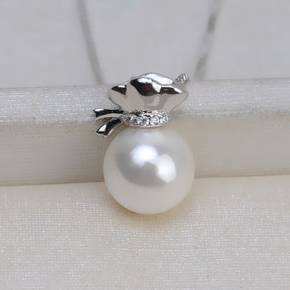 Lucky Bag Pearl Pendant Setting-S925 Sterling Silver - Feliz Pearl 