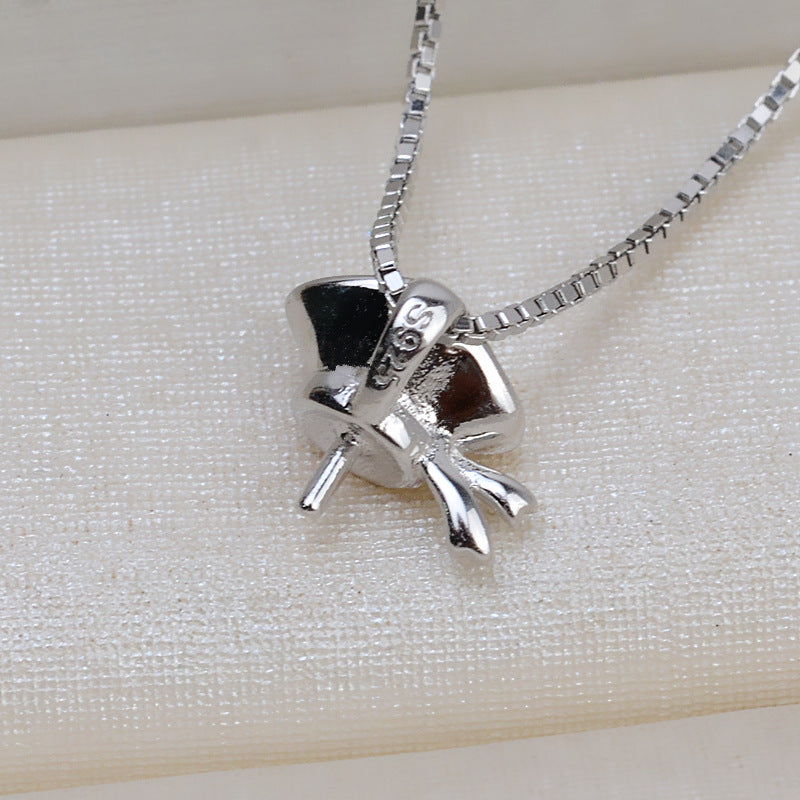 Lucky Bag Pearl Pendant Setting-S925 Sterling Silver - Feliz Pearl 