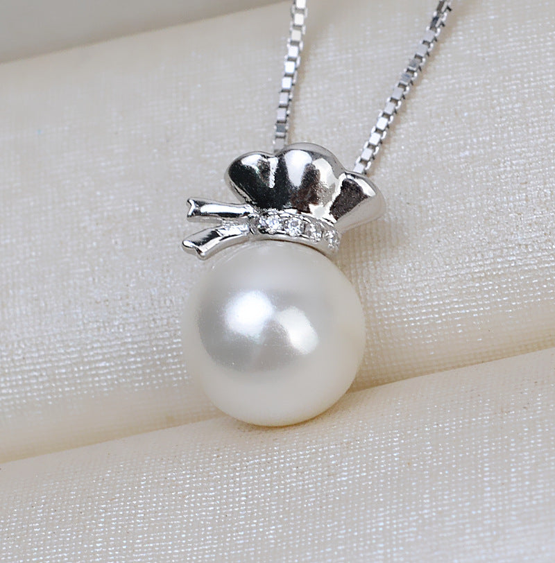 Lucky Bag Pearl Pendant Setting-S925 Sterling Silver - Feliz Pearl 