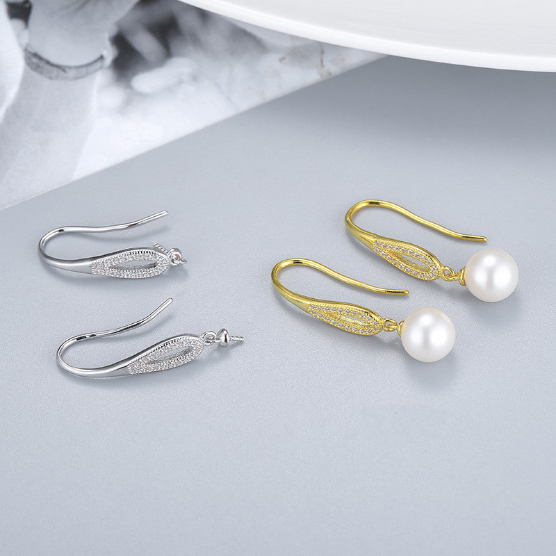 Classic Drop Pearl Earring Setting-Feliz Pearl - Feliz Pearl 