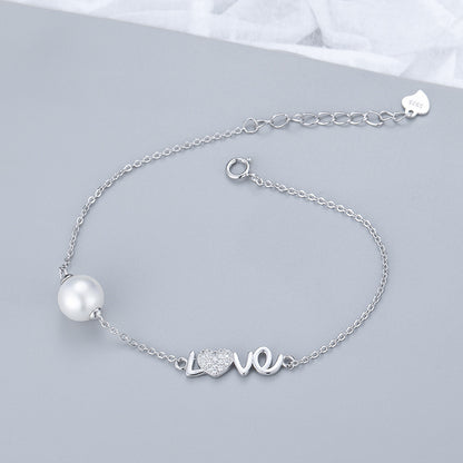 Romantic Love Pearl Bracelet Setting-Women Jewelry DIY - Feliz Pearl 