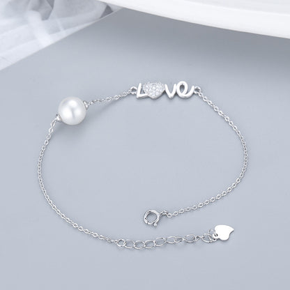 Romantic Love Pearl Bracelet Setting-Women Jewelry DIY - Feliz Pearl 