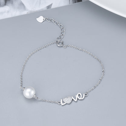 Romantic Love Pearl Bracelet Setting-Women Jewelry DIY - Feliz Pearl 