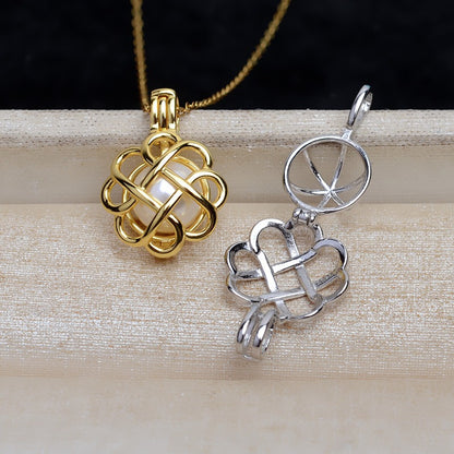 S925 Silver Pearl Cage Pendant Wholesale - Feliz Pearl 