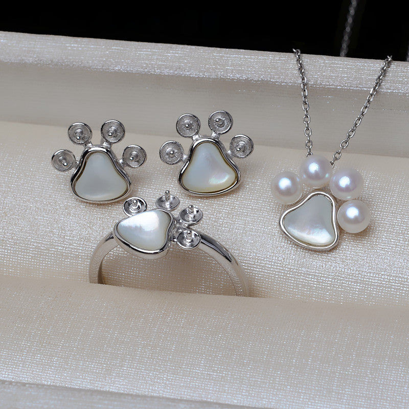 Wholesale Lovely Cat Claws DIY Pearl Jewelry Settings - Feliz Pearl 