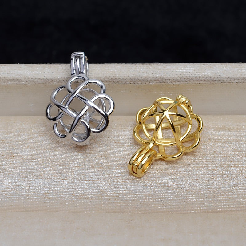 S925 Silver Pearl Cage Pendant Wholesale - Feliz Pearl 