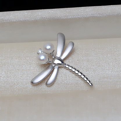 Dragonfly Pearl Pendant Setting-S925 Sterling Silver Jewelry - Feliz Pearl 
