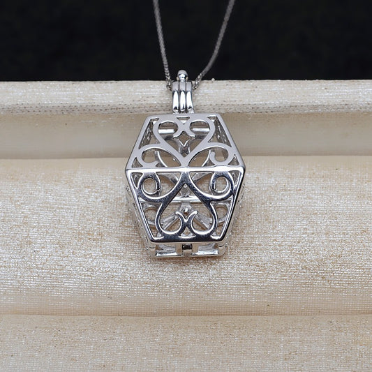 Fashion Women Bag Design Pearl Cage Pendant - Feliz Pearl 