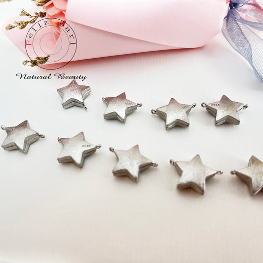 S925 Sterling Silver Star Magnetic Necklace Clasp - Feliz Pearl 