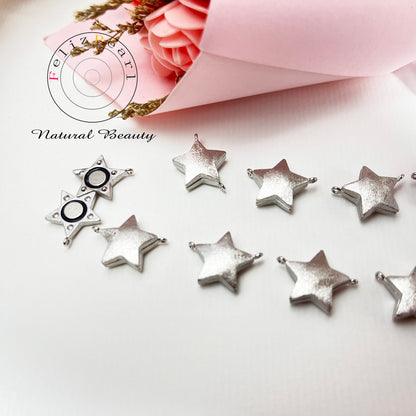 S925 Sterling Silver Star Magnetic Necklace Clasp - Feliz Pearl 