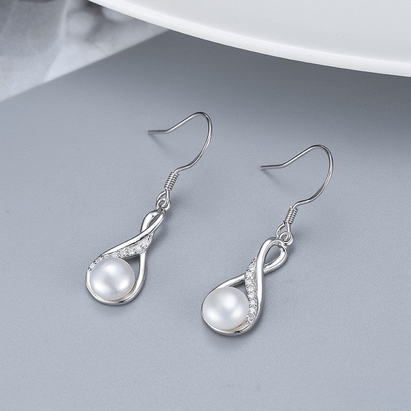Wholesale Women Daily Pearl Drop Earring Setting - Feliz Pearl 