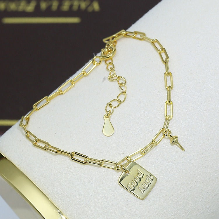 GOOD LUCK Signature Pearl Bracelet Setting-Jewelry DIY - Feliz Pearl 