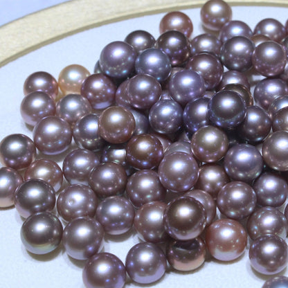Wholesale Cultured Purple Edison Round Pearls