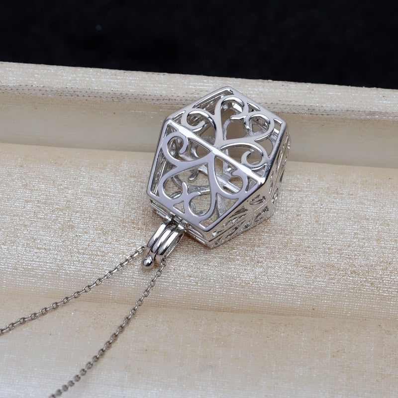 Fashion Women Bag Design Pearl Cage Pendant - Feliz Pearl 