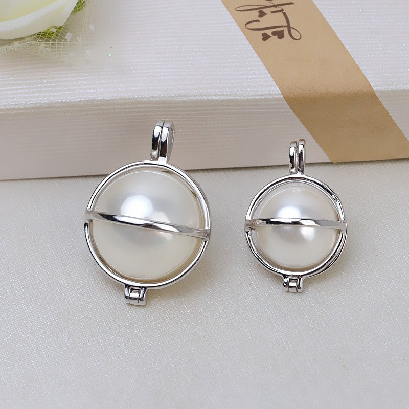 Wholesale Universal Globe Pearl Cage Pendant - Feliz Pearl 