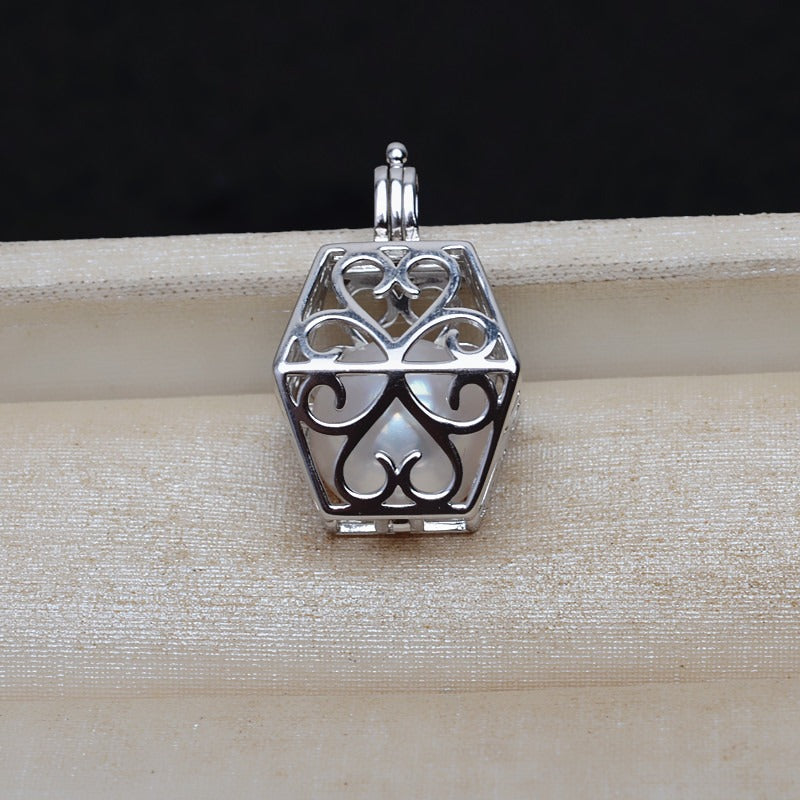 Fashion Women Bag Design Pearl Cage Pendant - Feliz Pearl 