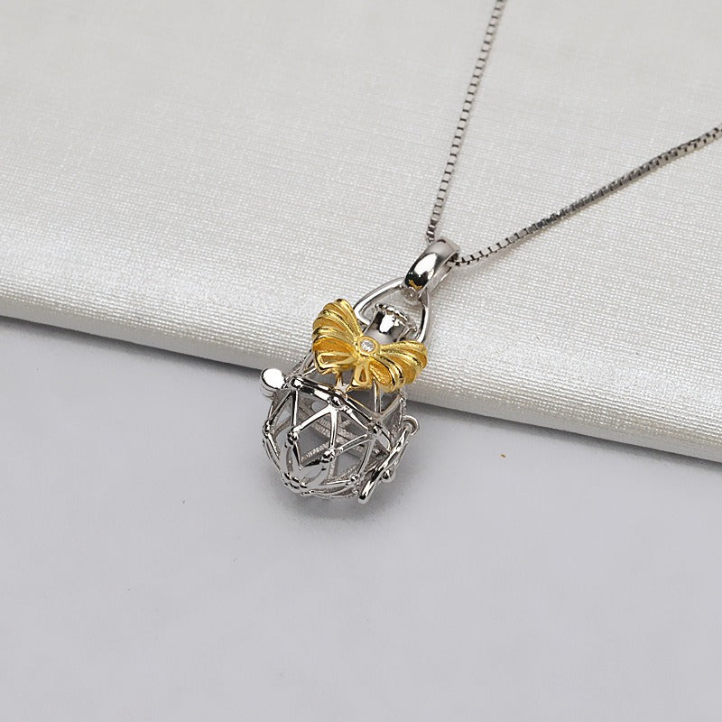 Wholesale Teapot Pearl Cage Pendant-Feliz Pearl - Feliz Pearl 
