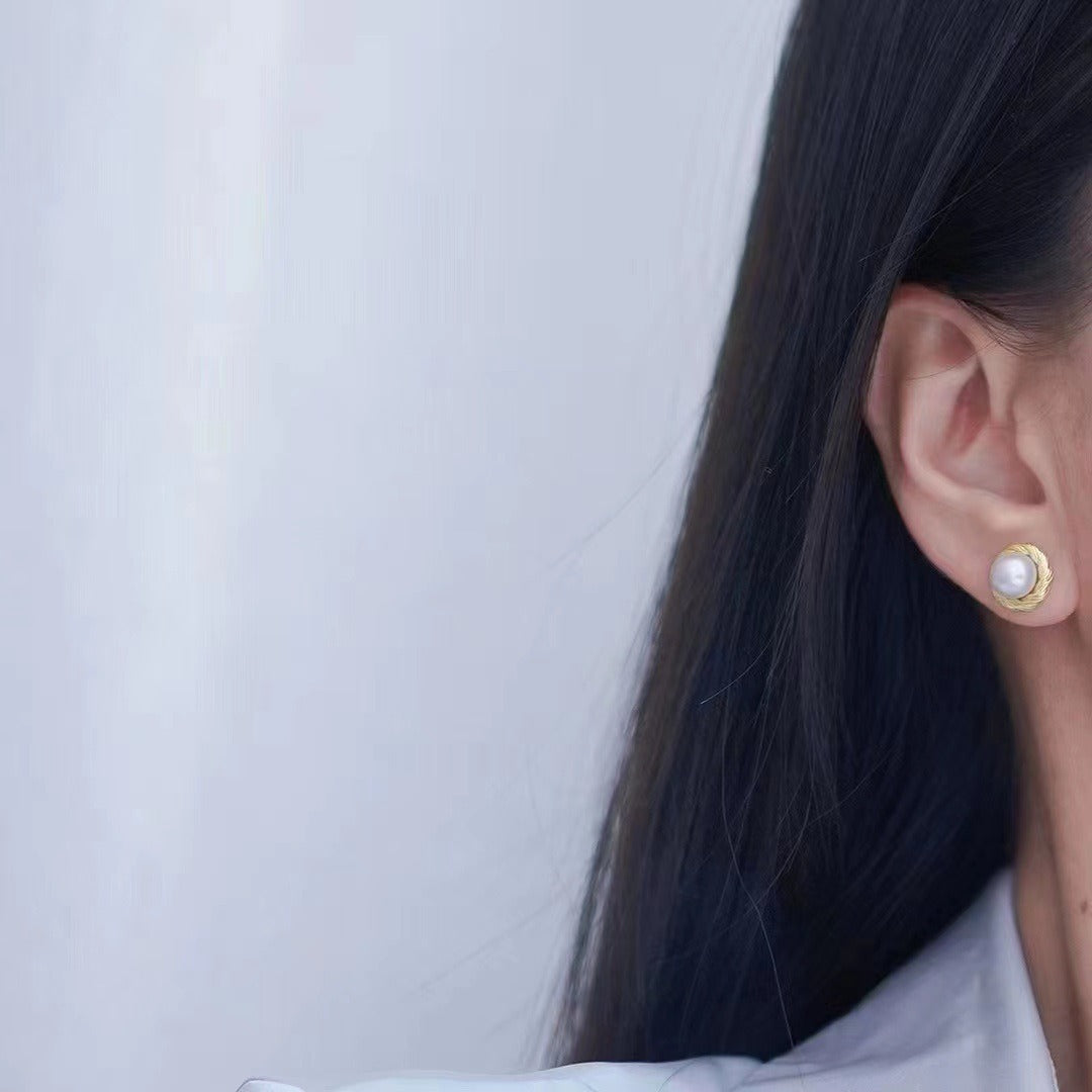 Nest Design Pearl Earring Settings-Jewelry DIY Supplier - Feliz Pearl 