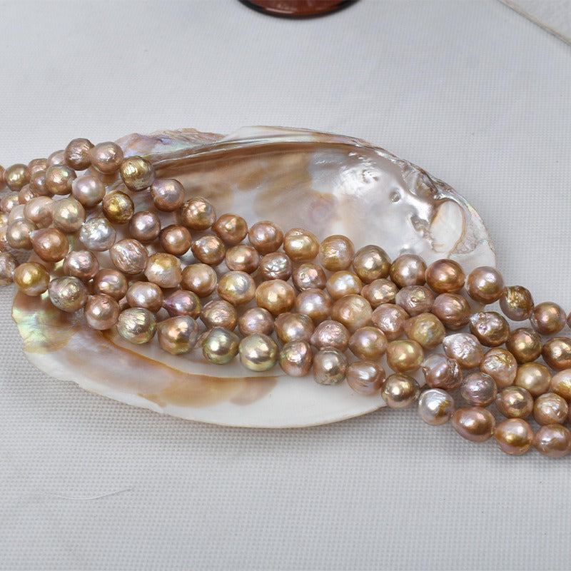 strand of cultured baroque pearls