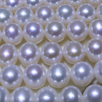 Wholesale Near Round Freshwater Pearl Strands
