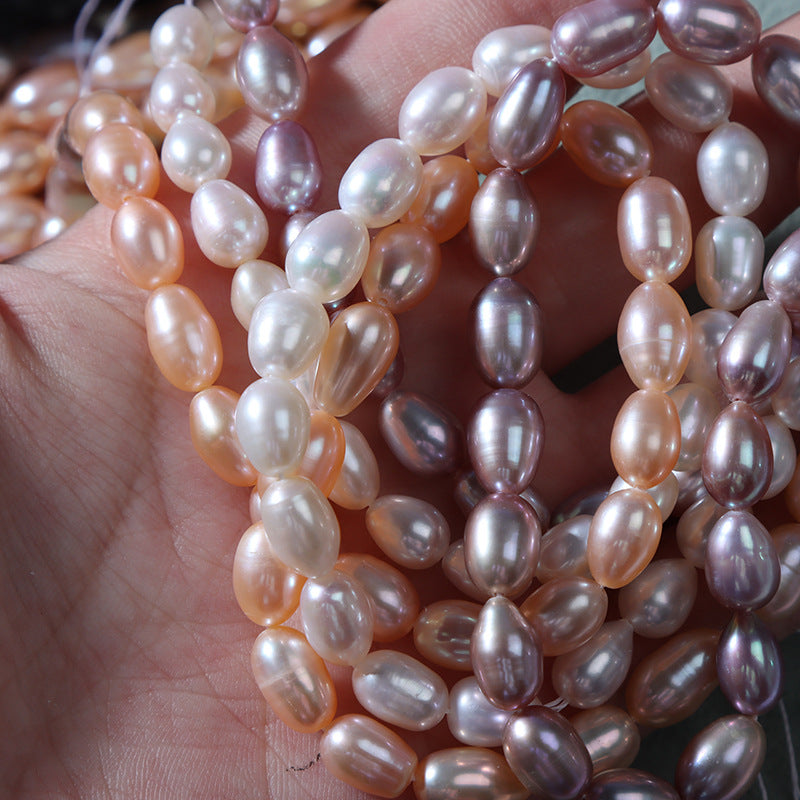 5-6mm High Luster Rice Shape Freshwater Pearl Strands