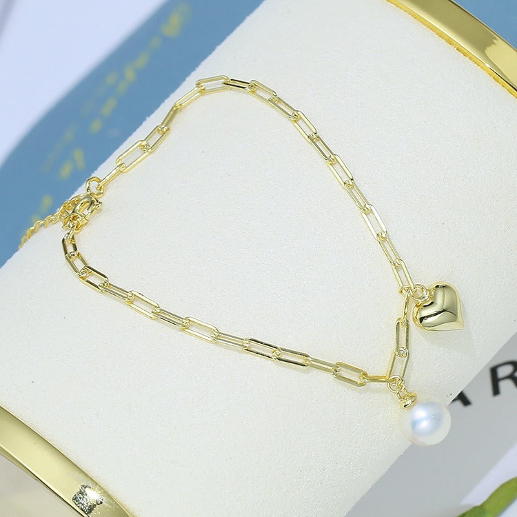 Wholesale Link Chain Pearl Bracelet Setting-Feliz Pearl - Feliz Pearl 