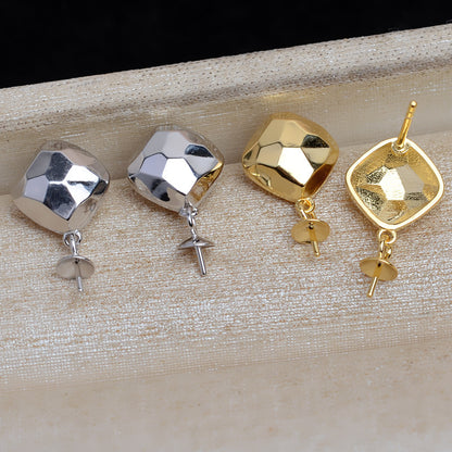 BaroqueStyleWomenPearlDangleEarringMounting1
