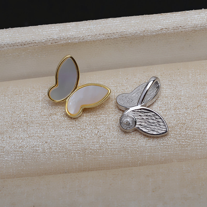 Wholesale Shell Butterfly Pearl Pendant Setting-S925 Sterling Silver