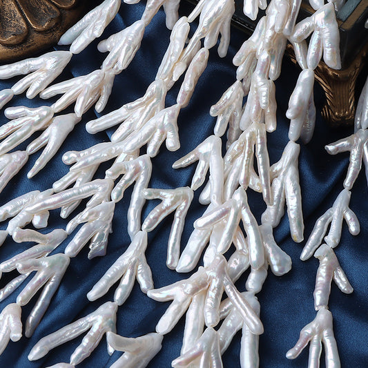 19-20mm Irregular Freshwater Baroque Pearl Strands