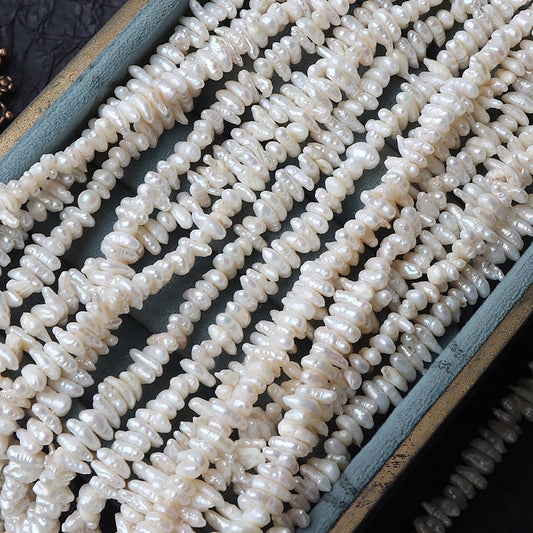 5-6mm Freshwater Keshi Pearl Strands for Jewelry Making