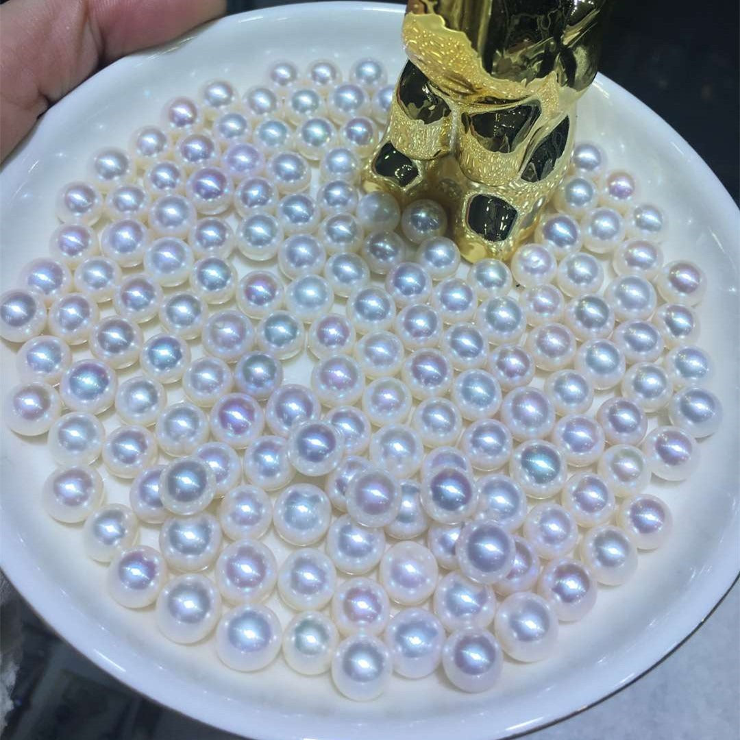 None nucleated cultured freshwater white color loose pearls