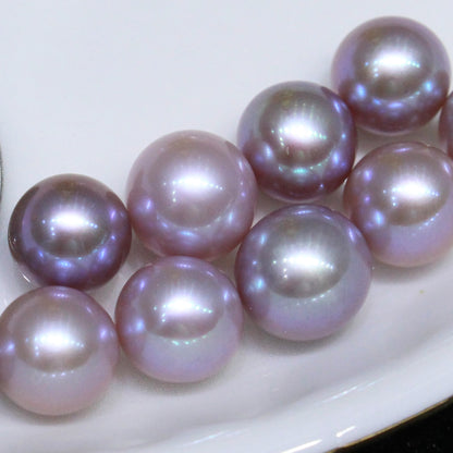 None nucleated cultured freshwater lavender color loose pearls