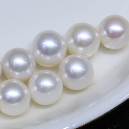 None nucleated cultured freshwater white color loose pearls