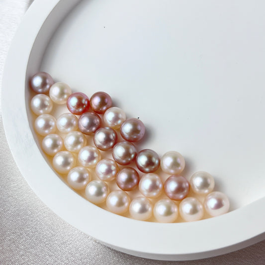 Natural white color freshwater loose pearls