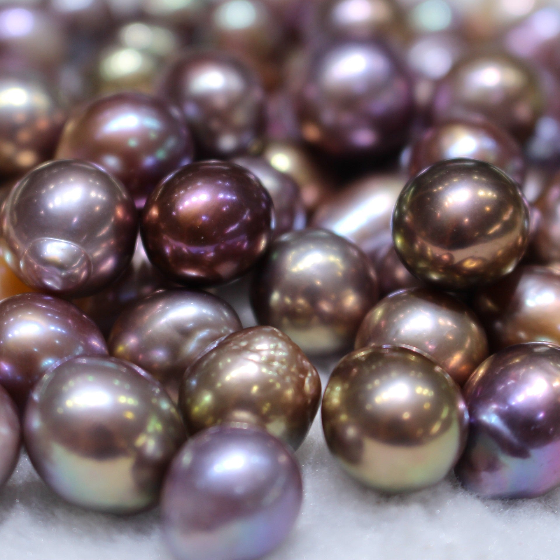Handmade 12-13mm Purple Baroque Edison Keshi Pearl Pendant Necklace – 925 Silver Clasp