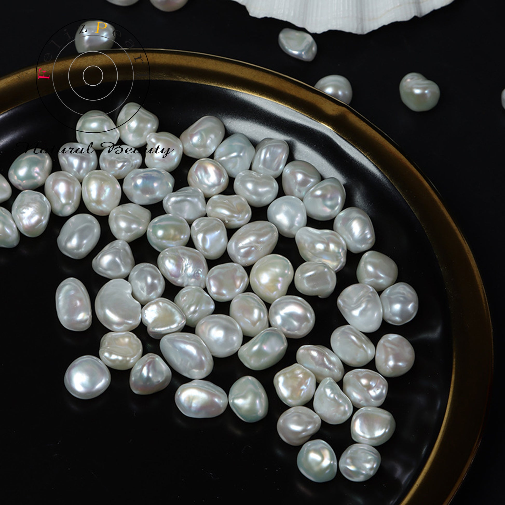 irregular baroque shapes pearls