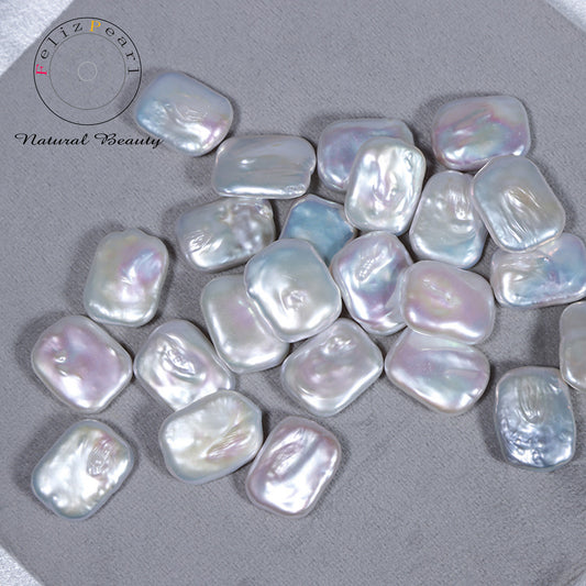 14-15mm Freshwater Rectangle Shape Baroque Pearls