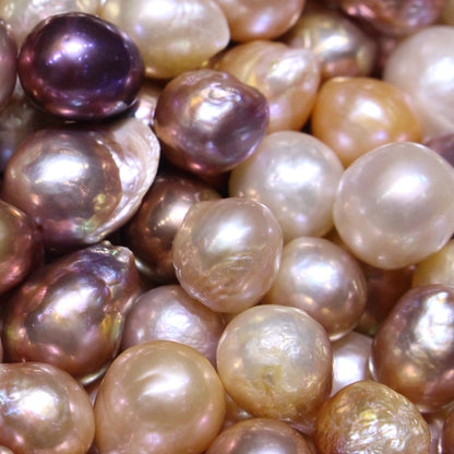 Mixed  color baroque loose pearls