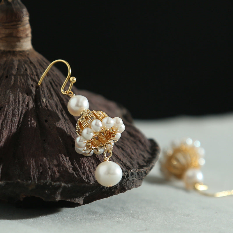 Vintage Handmade Pearl Earring