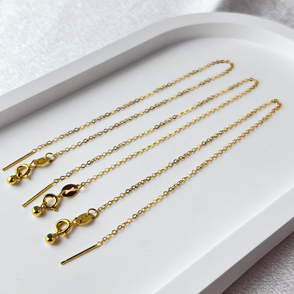 S925 Sterling Silver Pin Bracelet Chain